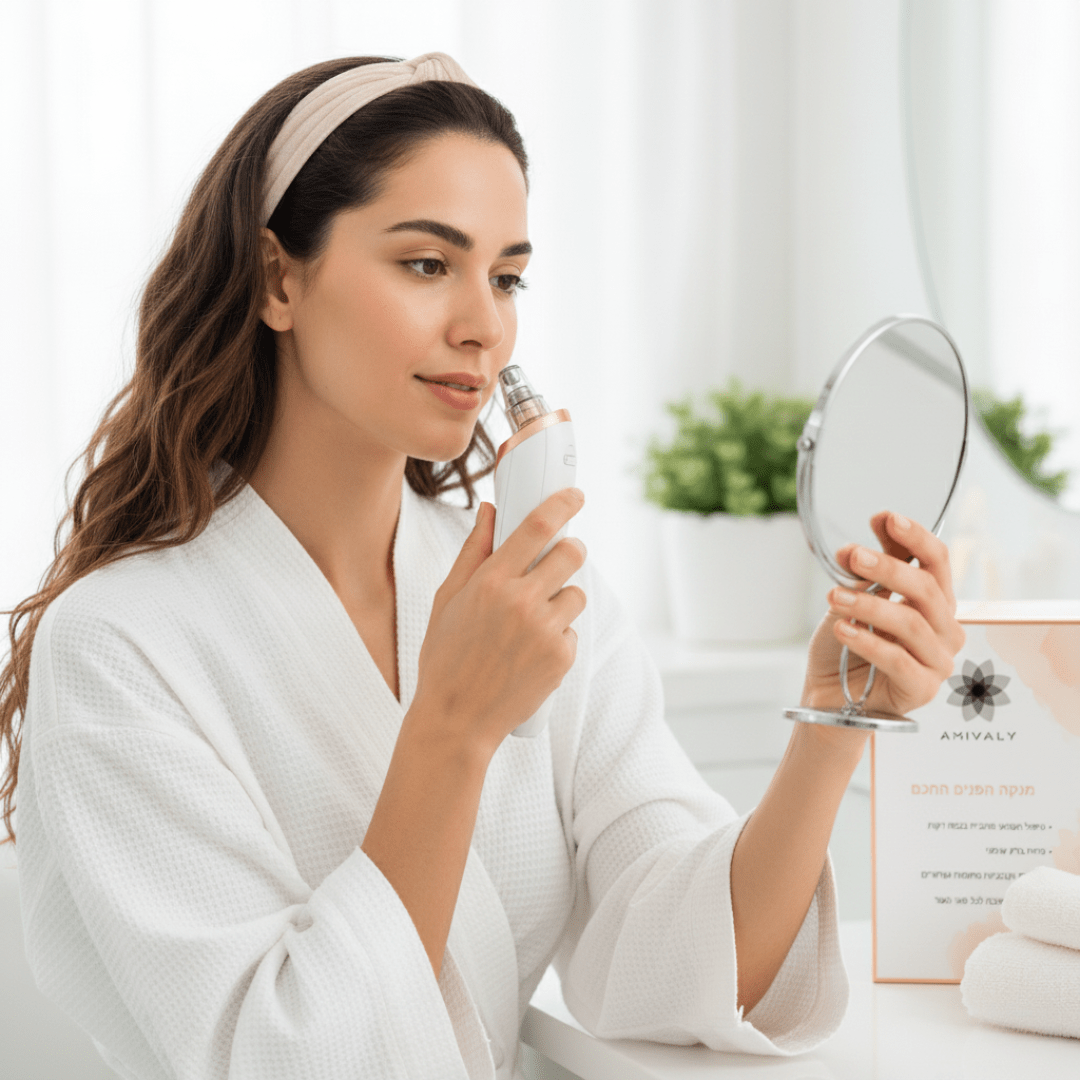 מנקה הפנים החכם מבית AMIVALY