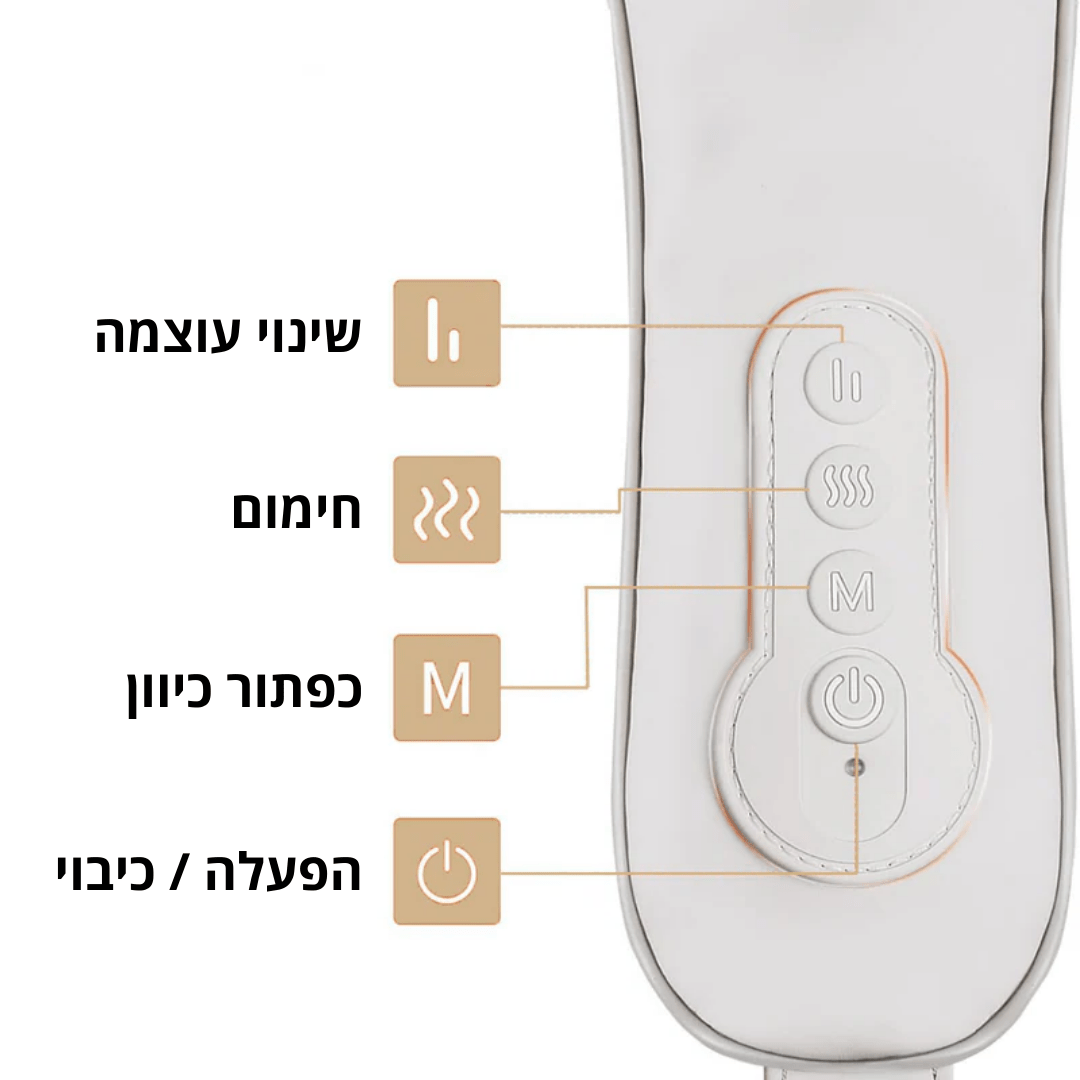 מכשיר העיסוי החכם לצוואר מבית AMIVALY